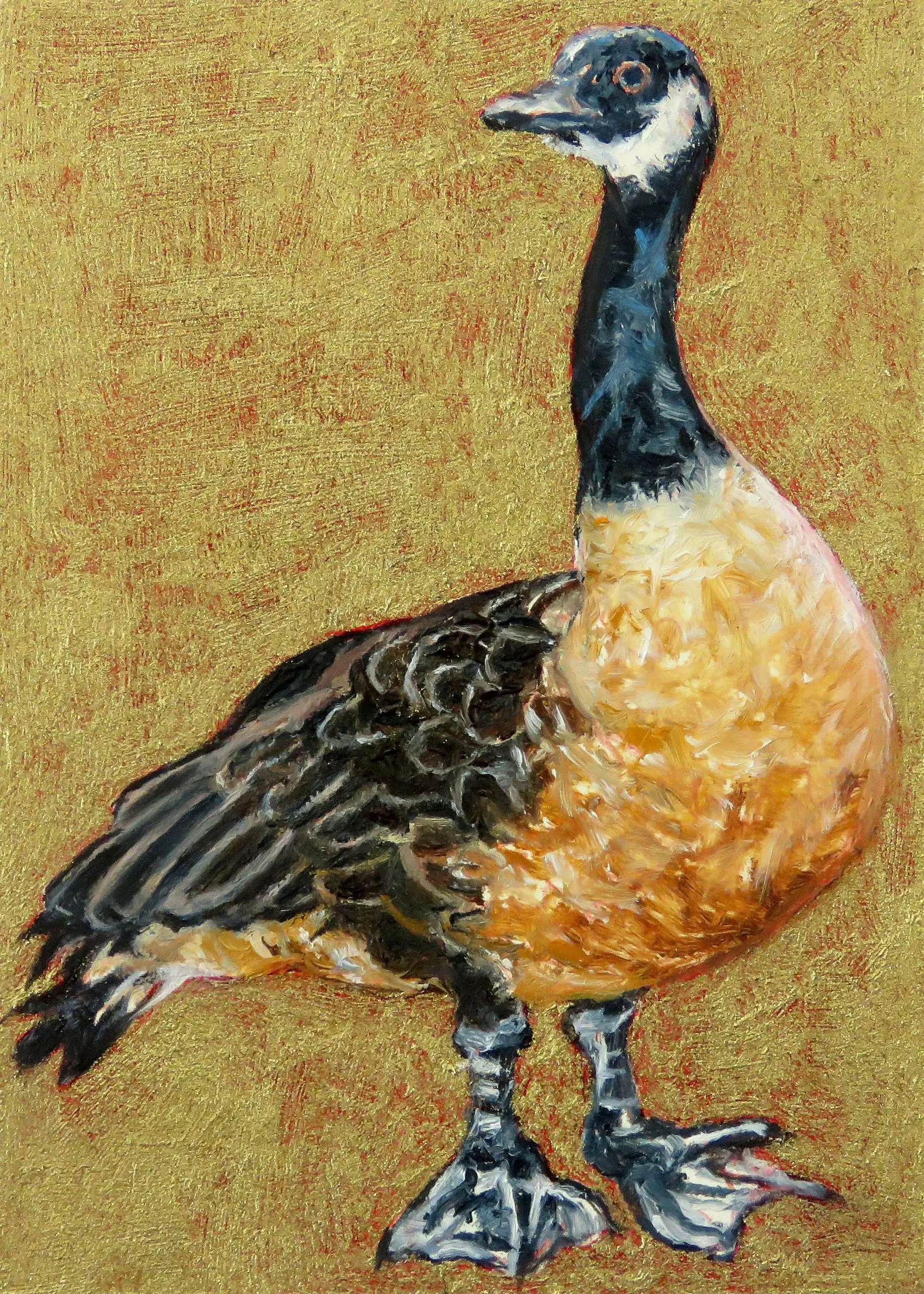 Laureen Marchand Oh Canada climate change art goose painting online gallery