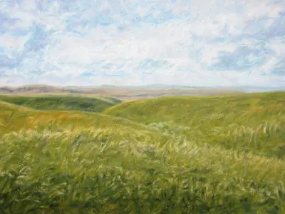 Laureen Marchand Solitude reproduction of original landscape painting