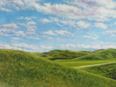 Laureen Marchand Perfect Day reproduction of original landscape painting