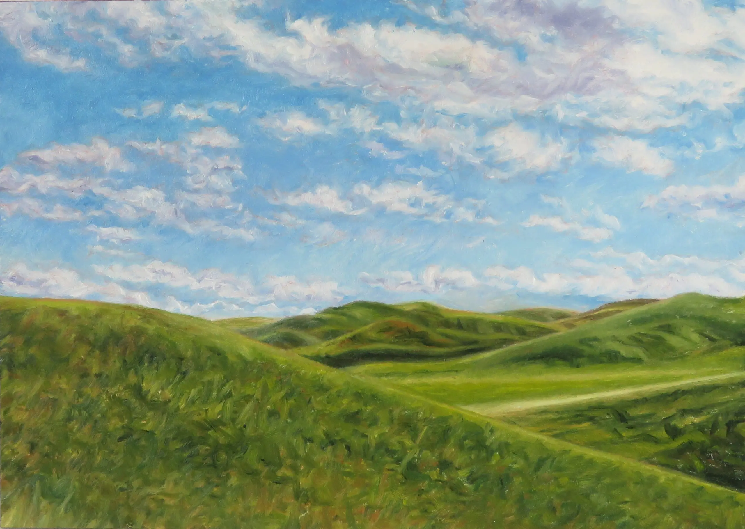 Laureen Marchand Perfect Day reproduction of original landscape painting