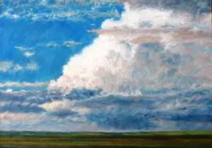 Laureen Marchand Big Sky reproduction of original landscape painting