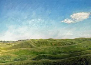 Laureen Marchand One Cloud reproduction of original landscape painting