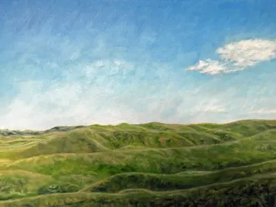 Laureen Marchand One Cloud reproduction of original landscape painting