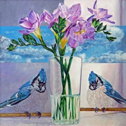 <i>Remember and Wait for the Light</i> Remember and Wait for the Light by Laureen Marchand oil painting reflecting on beauty and wildness