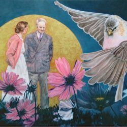 Mrs. Heartberg's Garden View and purchase Mrs. Heartberg's Garden by Laureen Marchand, an oil painting suggesting the memory of a well lived life